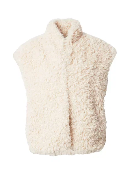 RINO & PELLE Vestă Freya natural alb