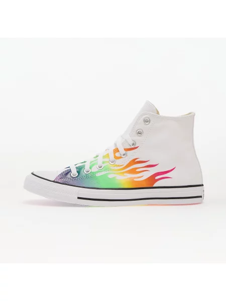 Sneakers Converse Chuck Taylor All Star White/ Chaos Fuchsia EUR 44 alb