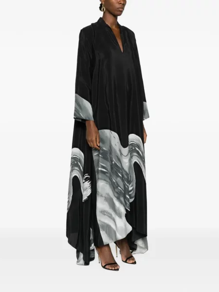Rochie maxi Tessitura Body Couture negru