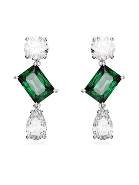 Kolczyki Swarovski zielone