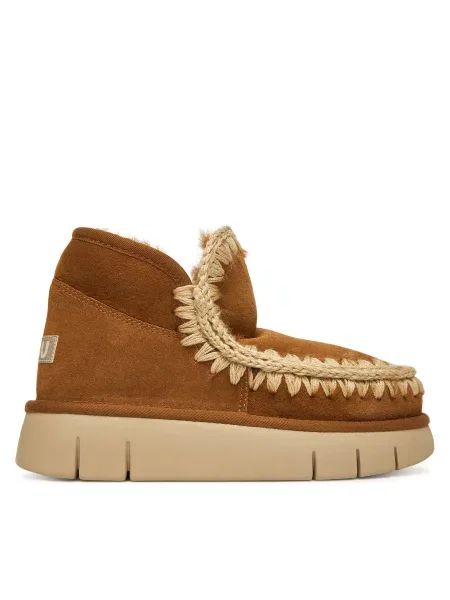 Дутики Mou коричневые