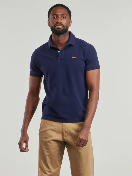 Klasična polo majica Superdry plava