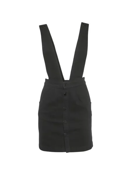 Fusta mini Maje cu bretele negru