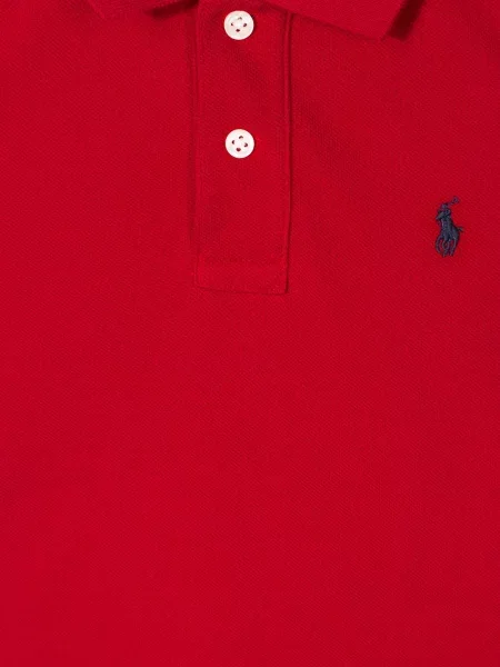 Koszulka polo dziecięca Polo Ralph Lauren czerwona