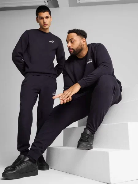 Спортивные штаны Puma с лого синие