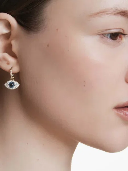 Kolczyki Swarovski żółte