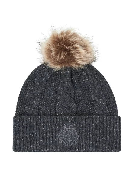LAUREN RALPH LAUREN Kapa Temno siva črna