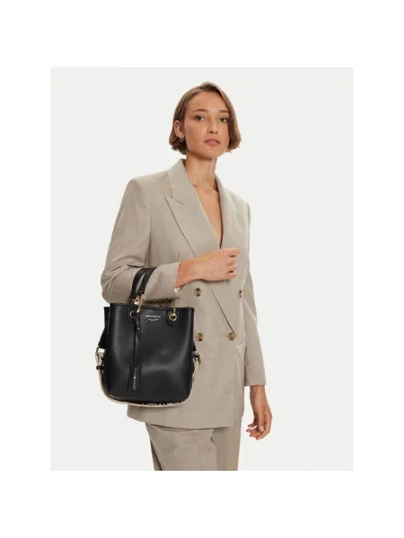 Torebka Emporio Armani skórzana czarna