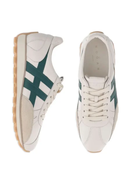Sneakerși Hogan cu șireturi din piele
