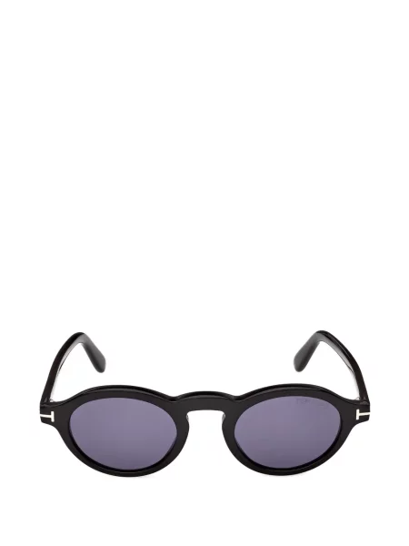 Ochelari de soare rotunzi Tom Ford Eyewear negru