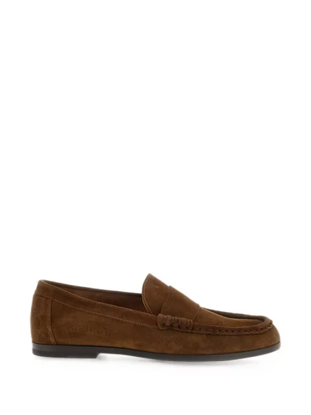 Pantofi loafer Common Projects din piele de căprioară maro