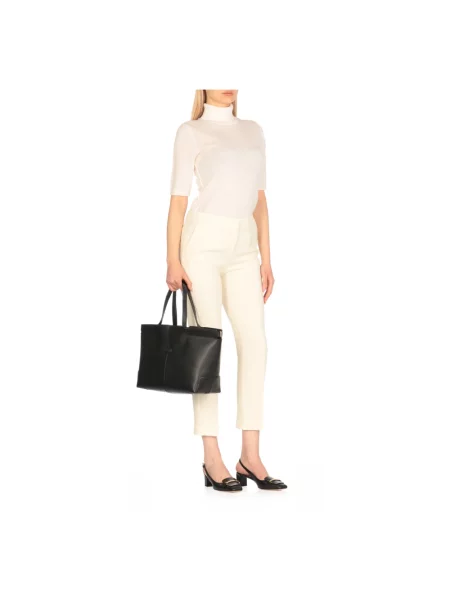 Shopperka Tod's skórzana czarna
