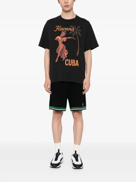 Tricou Melt cu imagine negru
