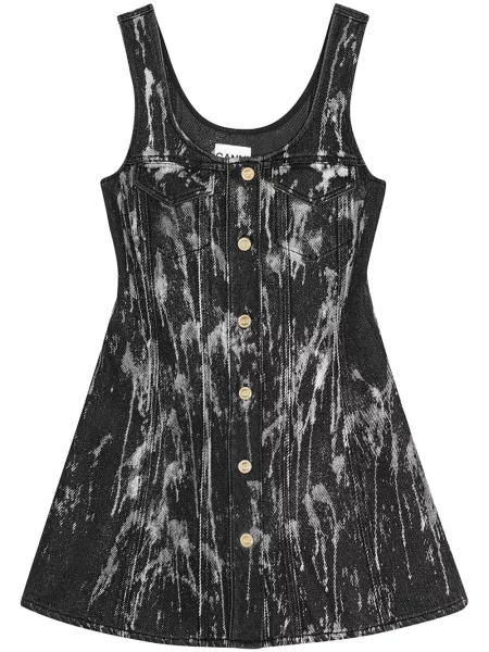 Rochie mini Ganni de costum negru