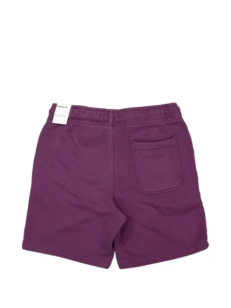 Fleecové běžecké kraťasy Nike s vázáním červené