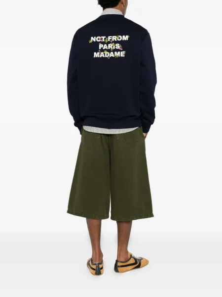 Pulover Drole De Monsieur albastru