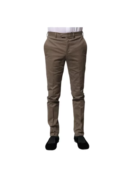 Spodnie Bencivenga brązowe