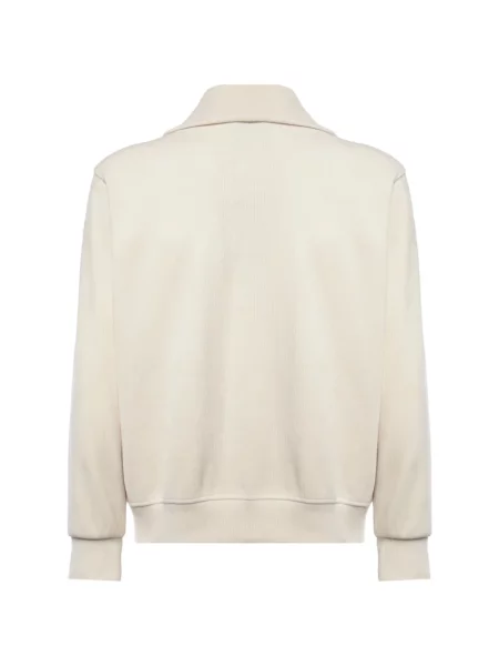 Cardigan Giuliano Galiano de catifea cord alb