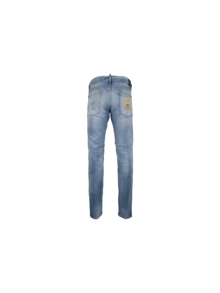 Jeansy Dsquared2 z przetarciami niebieskie