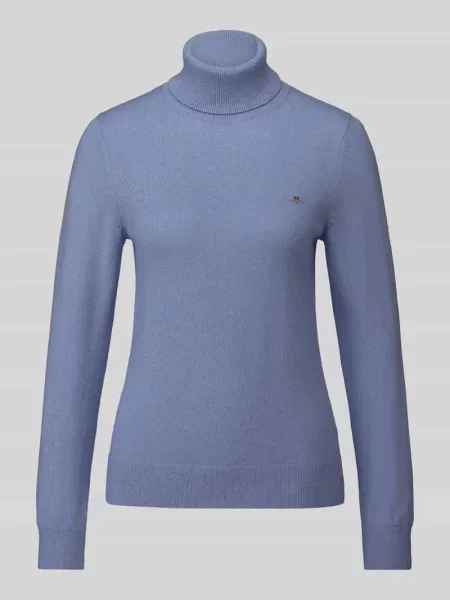 Sweter z golfem o kroju regular fit z mieszanki wełny Gant
