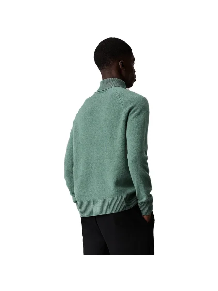 Geacă de blugi Calvin Klein Jeans verde