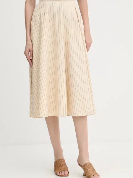 Пола MM PELOTA среднодълга разкроена бежово