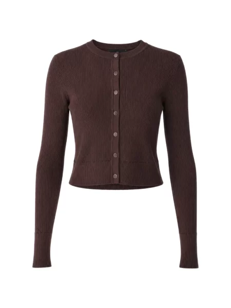 Decupat cardigan Toccin tricotate maro
