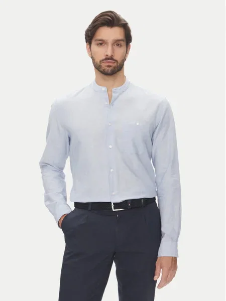 Pierre Cardin Cămașă C6 celest Modern Fit albastru