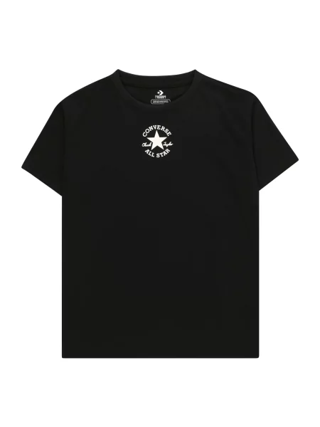 CONVERSE Tricou negru alb