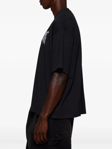 Tricou Vetements cu imagine negru