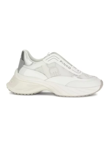 Sneakersy Pinko skórzane białe
