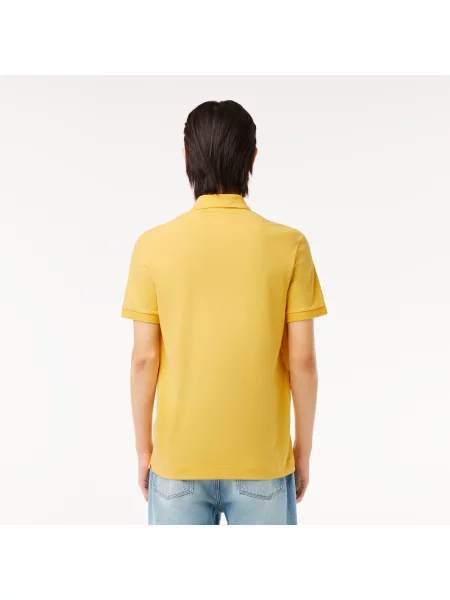 Lacoste Koszulka Polo Smart Paris Z Elastycznej Bawełny żółta