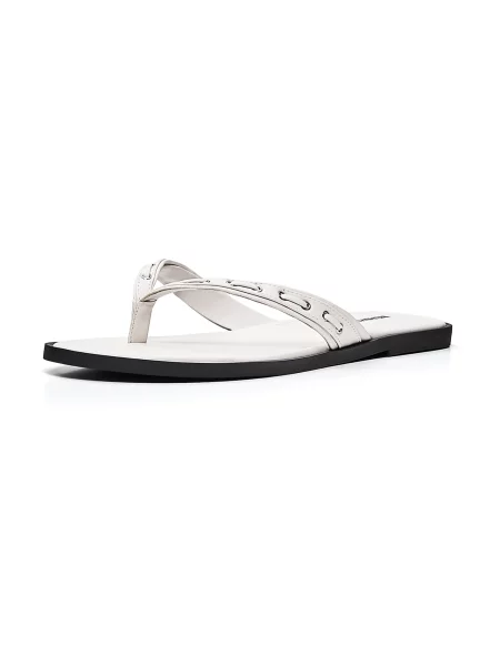 Bershka Flip-flops alb