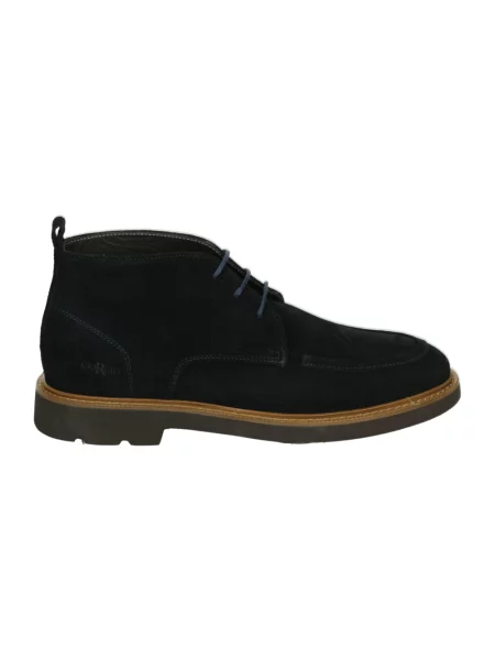 Botki Giorgio zamszowe casual niebieskie