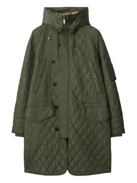 Geacă parka Burberry verde