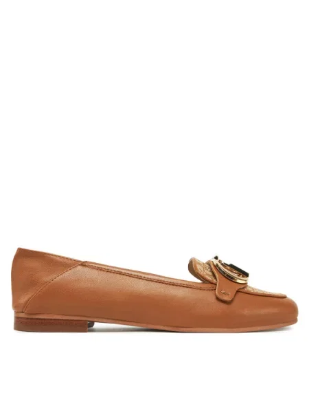 Loafersy Liu Jo brązowe