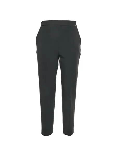 Pantaloni Elisabetta Franchi din crep negru