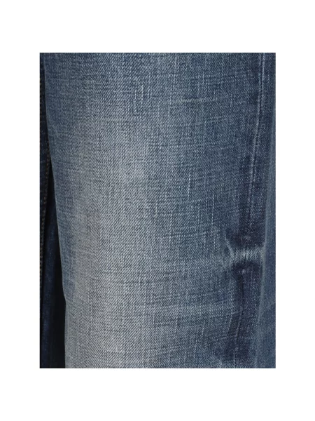 Jeansy straight leg Prada niebieskie