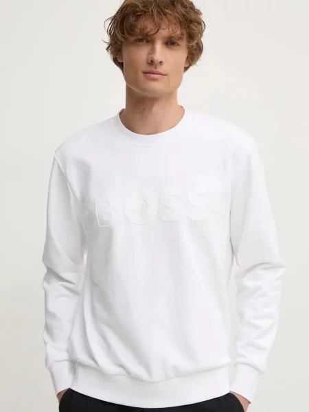 BOSS mikina bílá