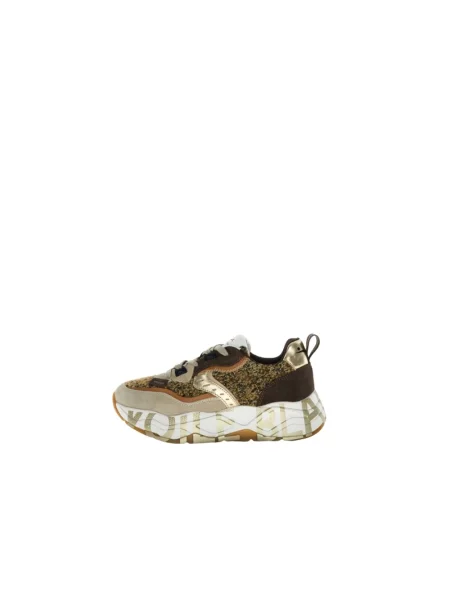 Sneakersy Voile Blanche brązowe