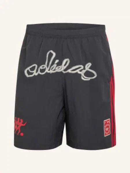 Adidas Originals Szorty Originals One World Graphic grau czerwone