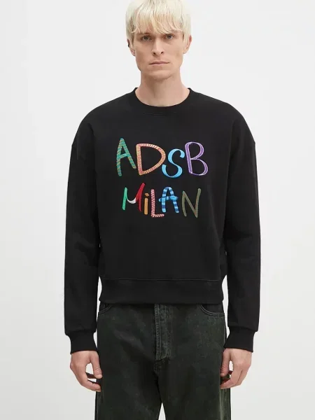 Кофта Andersson Bell Milan Embroidery Sweatshirt з аплікацією чорний