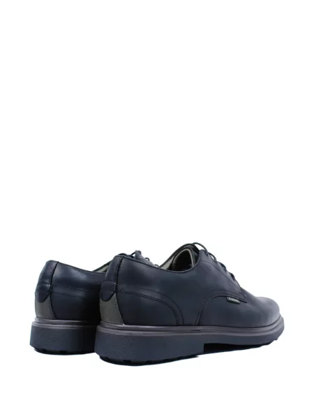Pantofi derby Barbour cu șireturi din piele negru