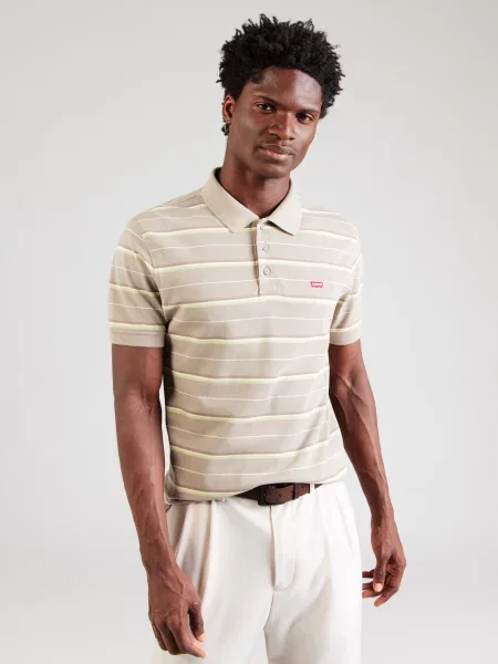 LEVI'S ® Tričko Housemark béžová / svetlohnedá / svetložltá biela