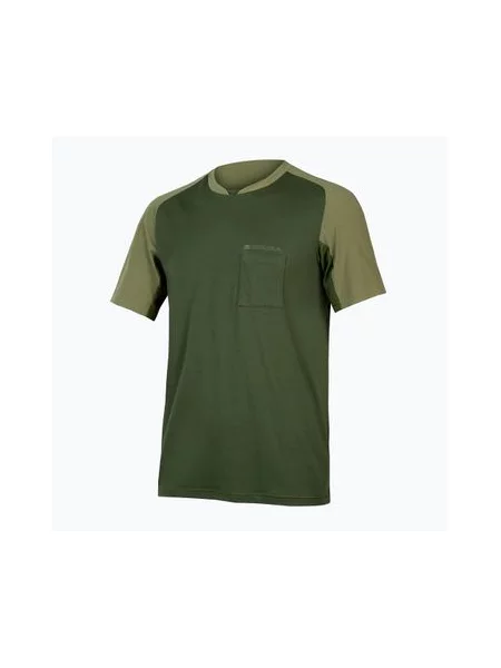 Велофутболка Endura Foyle Tech оливково-зелена зелена