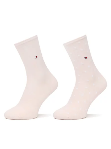 Dlouhé ponožky Tommy Hilfiger růžové