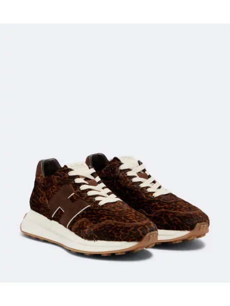 Sneakerși Hogan maro