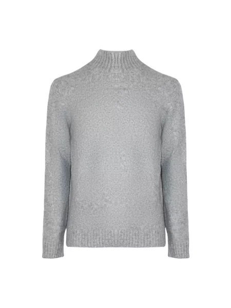Sweter z golfem Kangra wełniany szary