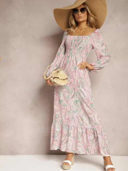 Rochie Roz-Verde Agaris verde