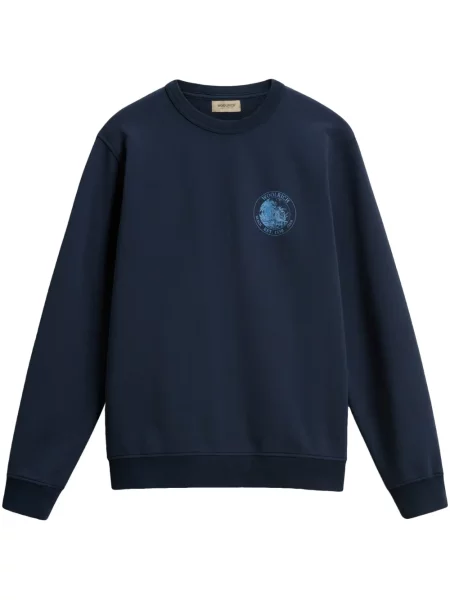 Hanorac Woolrich cu imagine albastru